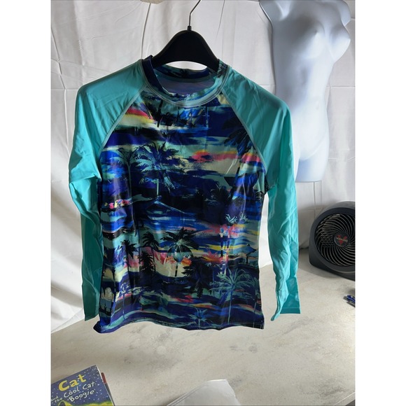 The Unbranded Brand Other - Daci Womens Blue Coconut Two Piece Swimsuit Size Medium